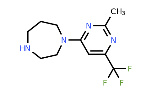 CAS 1707394-52-2 | 1-(2-Methyl-6-(trifluoromethyl)pyrimidin-4-yl)-1,4-diazepane