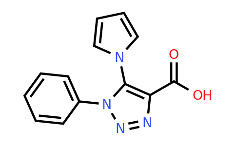 CAS 1707394-68-0 | 1-Phenyl-5-(1H-pyrrol-1-yl)-1H-1,2,3-triazole-4-carboxylic acid