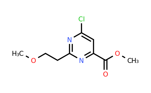 CAS 1707395-81-0 | Methyl 6-chloro-2-(2-methoxyethyl)pyrimidine-4-carboxylate