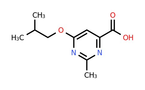 CAS 1707400-30-3 | 6-Isobutoxy-2-methylpyrimidine-4-carboxylic acid