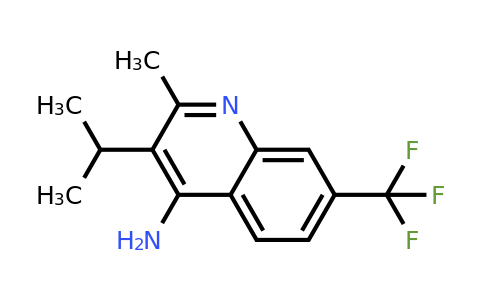 CAS 1707402-20-7 | 3-Isopropyl-2-methyl-7-(trifluoromethyl)quinolin-4-amine