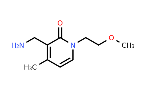 CAS 1707563-33-4 | 3-(Aminomethyl)-1-(2-methoxyethyl)-4-methylpyridin-2(1H)-one