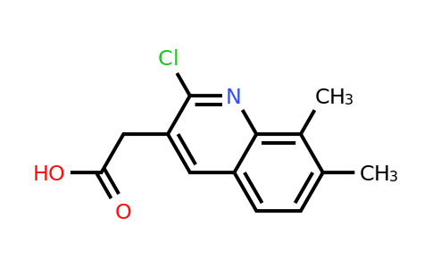 CAS 1707567-27-8 | 2-(2-Chloro-7,8-dimethylquinolin-3-yl)acetic acid