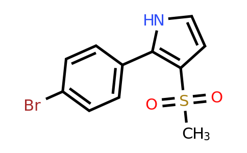 CAS 1707568-00-0 | 2-(4-Bromophenyl)-3-(methylsulfonyl)-1H-pyrrole