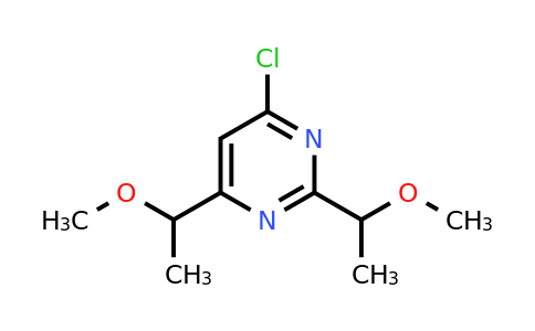 CAS 1707571-09-2 | 4-Chloro-2,6-bis(1-methoxyethyl)pyrimidine