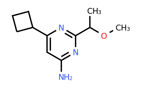 CAS 1707571-12-7 | 6-Cyclobutyl-2-(1-methoxyethyl)pyrimidin-4-amine
