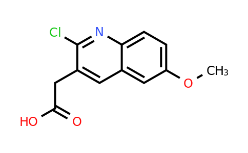 CAS 1707584-19-7 | 2-(2-Chloro-6-methoxyquinolin-3-yl)acetic acid