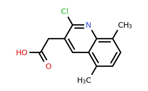 CAS 1707584-44-8 | 2-(2-Chloro-5,8-dimethylquinolin-3-yl)acetic acid