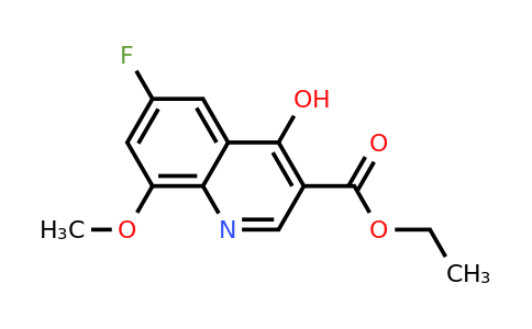 CAS 1707593-27-8 | Ethyl 6-fluoro-4-hydroxy-8-methoxyquinoline-3-carboxylate