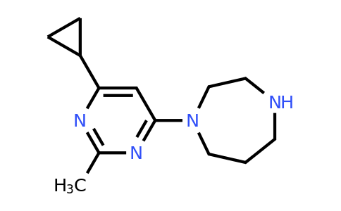 CAS 1707594-67-9 | 1-(6-Cyclopropyl-2-methylpyrimidin-4-yl)-1,4-diazepane
