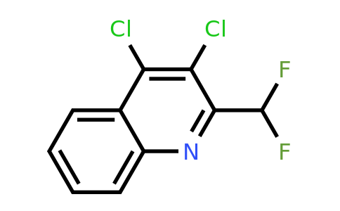 CAS 1707603-52-8 | 3,4-Dichloro-2-(difluoromethyl)quinoline