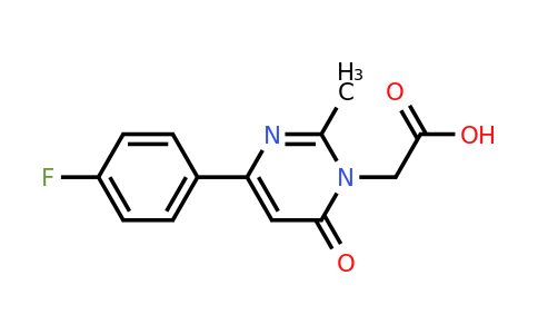 CAS 1707605-33-1 | 2-(4-(4-Fluorophenyl)-2-methyl-6-oxopyrimidin-1(6H)-yl)acetic acid