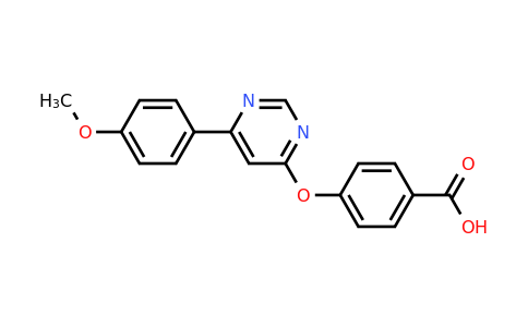 CAS 1707605-37-5 | 4-((6-(4-Methoxyphenyl)pyrimidin-4-yl)oxy)benzoic acid