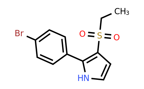 CAS 1707605-63-7 | 2-(4-Bromophenyl)-3-(ethylsulfonyl)-1H-pyrrole