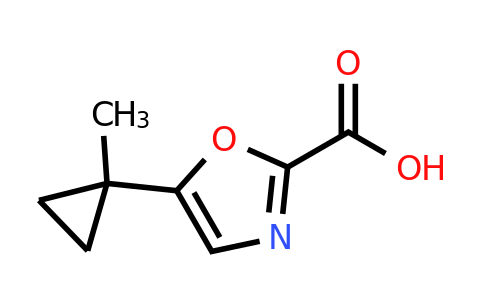 CAS 1707679-43-3 | 5-(1-methylcyclopropyl)-1,3-oxazole-2-carboxylic acid
