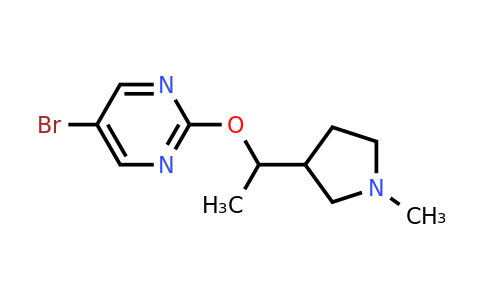 CAS 1707682-80-1 | 5-Bromo-2-(1-(1-methylpyrrolidin-3-yl)ethoxy)pyrimidine