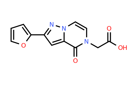 CAS 1707735-00-9 | 2-(2-(Furan-2-yl)-4-oxopyrazolo[1,5-a]pyrazin-5(4H)-yl)acetic acid