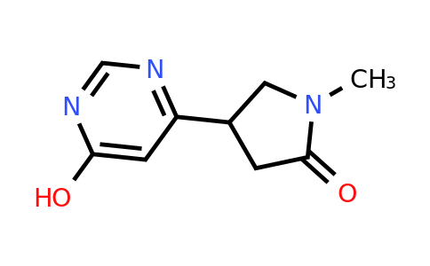 CAS 1707735-26-9 | 4-(6-Hydroxypyrimidin-4-yl)-1-methylpyrrolidin-2-one