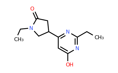 CAS 1707735-28-1 | 1-Ethyl-4-(2-ethyl-6-hydroxypyrimidin-4-yl)pyrrolidin-2-one