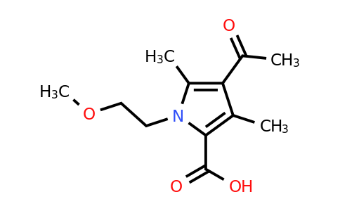 CAS 1708012-89-8 | 4-Acetyl-1-(2-methoxyethyl)-3,5-dimethyl-1H-pyrrole-2-carboxylic acid