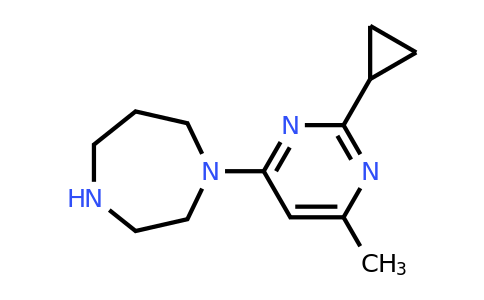 1-(2-Cyclopropyl-6-methylpyrimidin-4-yl)-1,4-diazepane