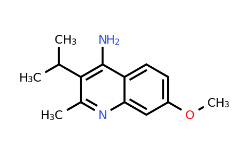 CAS 1708025-06-2 | 3-Isopropyl-7-methoxy-2-methylquinolin-4-amine