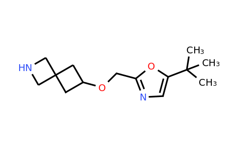 CAS 1708160-23-9 | 2-((2-Azaspiro[3.3]heptan-6-yloxy)methyl)-5-(tert-butyl)oxazole