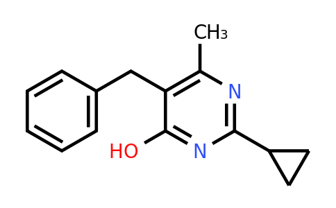 5-Benzyl-2-cyclopropyl-6-methylpyrimidin-4-ol