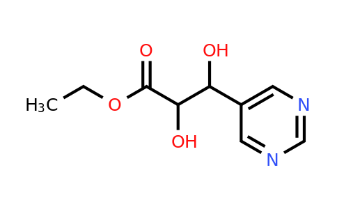 CAS 1708178-89-5 | Ethyl 2,3-dihydroxy-3-(pyrimidin-5-yl)propanoate