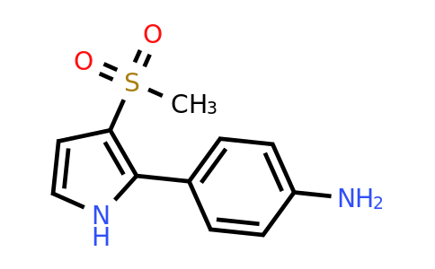 CAS 1708178-96-4 | 4-(3-(Methylsulfonyl)-1H-pyrrol-2-yl)aniline