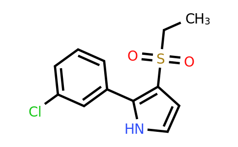 CAS 1708179-19-4 | 2-(3-Chlorophenyl)-3-(ethylsulfonyl)-1H-pyrrole