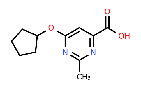 6-(Cyclopentyloxy)-2-methylpyrimidine-4-carboxylic acid