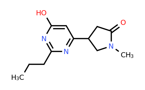 CAS 1708208-51-8 | 4-(6-Hydroxy-2-propylpyrimidin-4-yl)-1-methylpyrrolidin-2-one