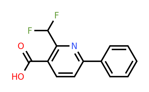 CAS 1708208-58-5 | 2-(Difluoromethyl)-6-phenylnicotinic acid