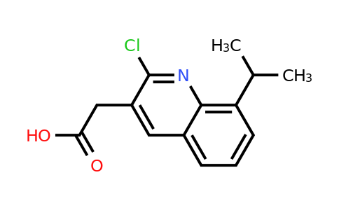CAS 1708250-52-5 | 2-(2-Chloro-8-isopropylquinolin-3-yl)acetic acid