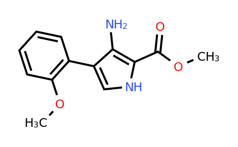CAS 1708268-20-5 | Methyl 3-amino-4-(2-methoxyphenyl)-1H-pyrrole-2-carboxylate