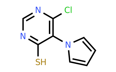 CAS 1708269-04-8 | 6-Chloro-5-(1H-pyrrol-1-yl)pyrimidine-4-thiol