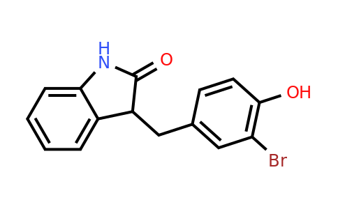 CAS 1708269-20-8 | 3-(3-Bromo-4-hydroxybenzyl)indolin-2-one