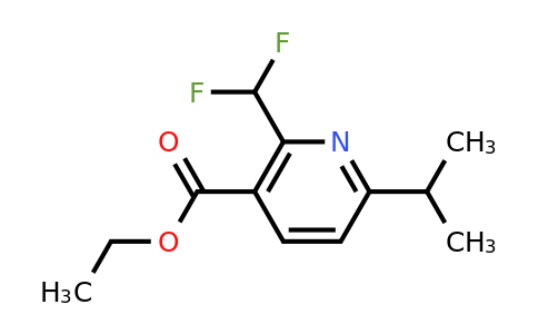 CAS 1708288-64-5 | Ethyl 2-(difluoromethyl)-6-isopropylnicotinate