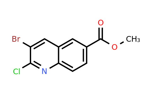 CAS 1708370-76-6 | Methyl 3-bromo-2-chloroquinoline-6-carboxylate