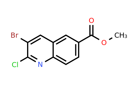 Methyl 3-bromo-2-chloroquinoline-6-carboxylate