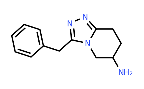 3-benzyl-5H,6H,7H,8H-[1,2,4]triazolo[4,3-a]pyridin-6-amine