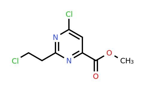 CAS 1708436-07-0 | Methyl 6-chloro-2-(2-chloroethyl)pyrimidine-4-carboxylate
