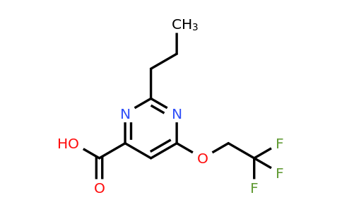 CAS 1708436-09-2 | 2-Propyl-6-(2,2,2-trifluoroethoxy)pyrimidine-4-carboxylic acid