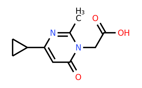 CAS 1708437-05-1 | 2-(4-Cyclopropyl-2-methyl-6-oxopyrimidin-1(6H)-yl)acetic acid