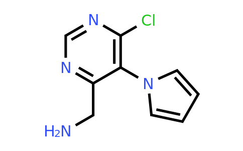 CAS 1708445-18-4 | (6-Chloro-5-(1H-pyrrol-1-yl)pyrimidin-4-yl)methanamine