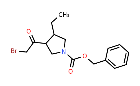 CAS 1708997-41-4 | benzyl 3-(2-bromoacetyl)-4-ethylpyrrolidine-1-carboxylate