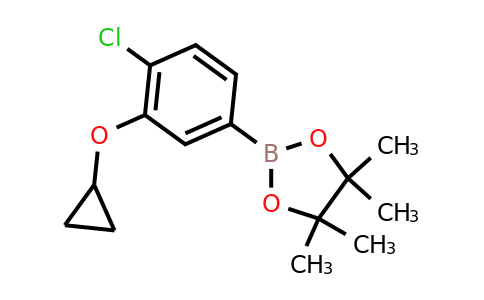 CAS 1709860-89-8 | 2-(4-Chloro-3-cyclopropoxyphenyl)-4,4,5,5-tetramethyl-1,3,2-dioxaborolane