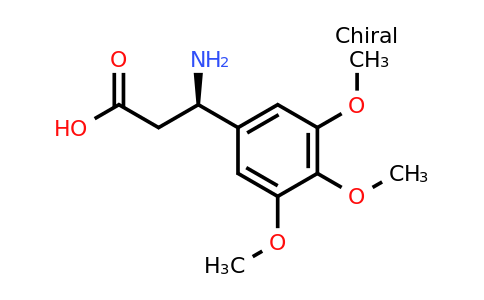 CAS 171002-25-8 | (3R)-3-Amino-3-(3,4,5-trimethoxyphenyl)propanoic acid