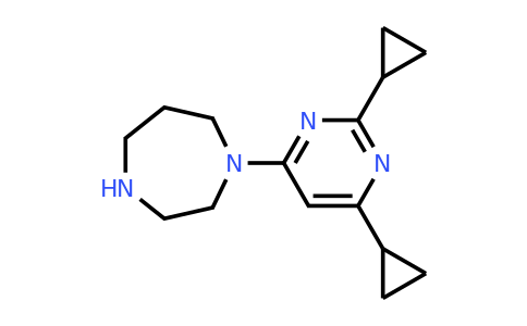 CAS 1710195-40-6 | 1-(2,6-Dicyclopropylpyrimidin-4-yl)-1,4-diazepane